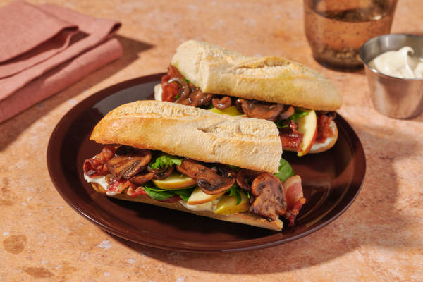 Sprød baconsandwich