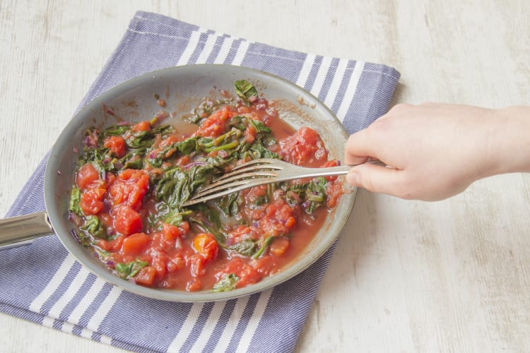Prepare the pasta sauce