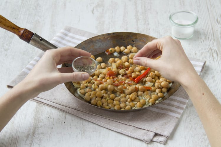 Cook chickpeas