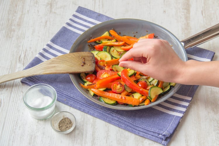 Crisp-tender veggies