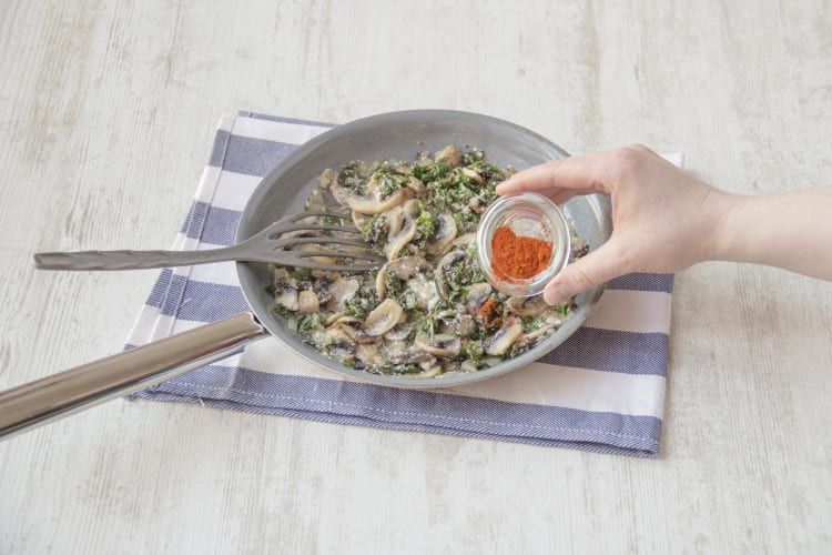 Mushrooms with other vegetables
