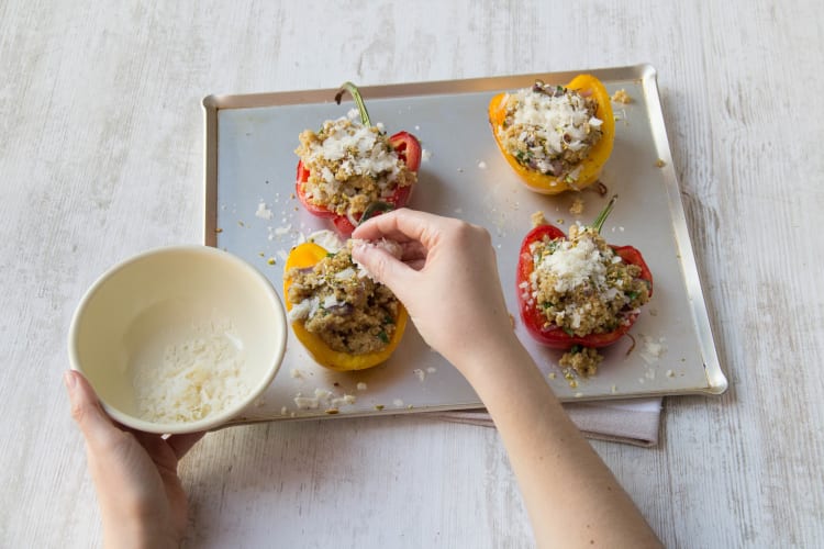 Fill the peppers
