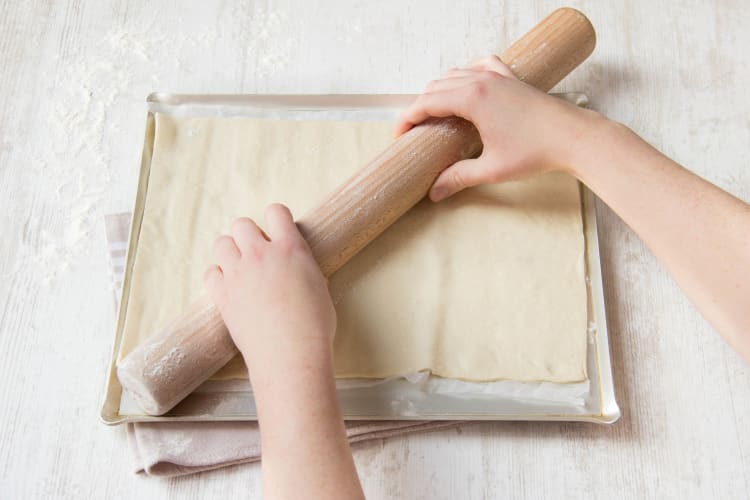 Rolling the dough