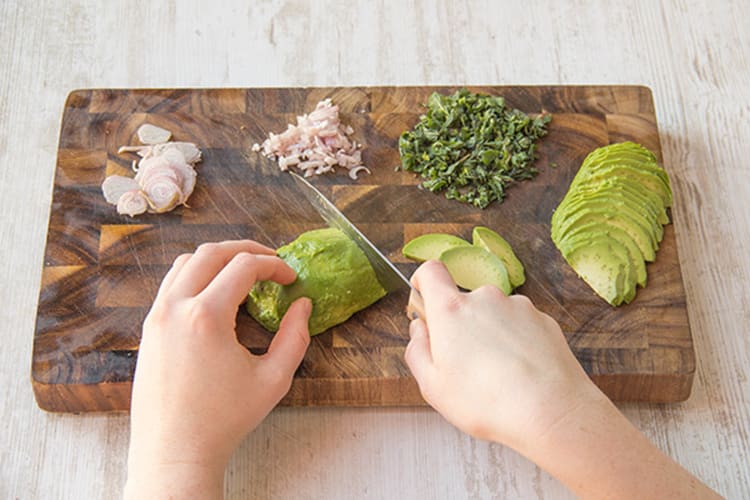 Prep the vegetables