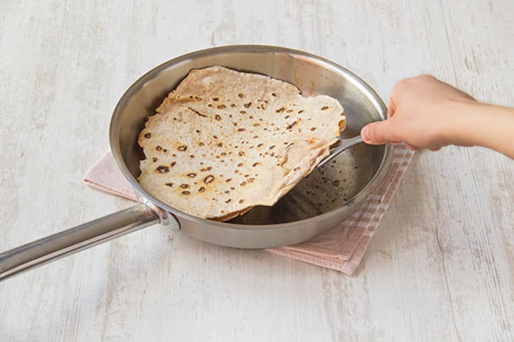 Cook quesadillas