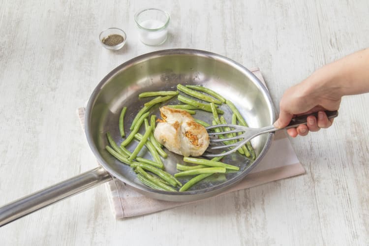 Bak de haricot verts mee