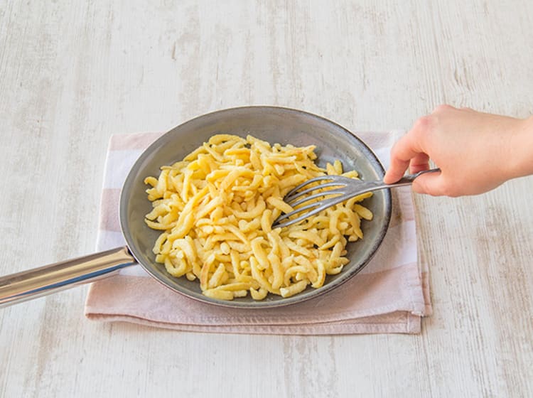 Spätzle anbraten