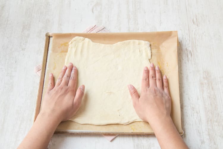 Stretch the dough