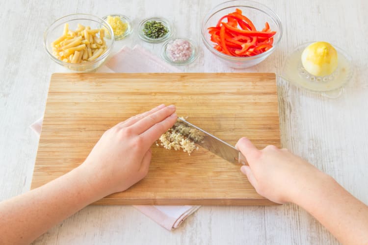 Prep the vegetables