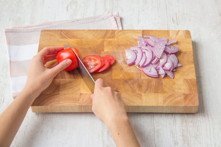 Slice your tomato