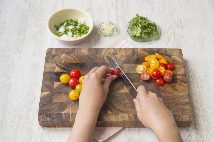 Prep the vegetables