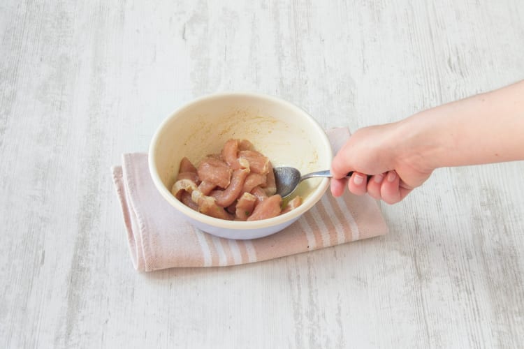 Schweinefleisch marinieren