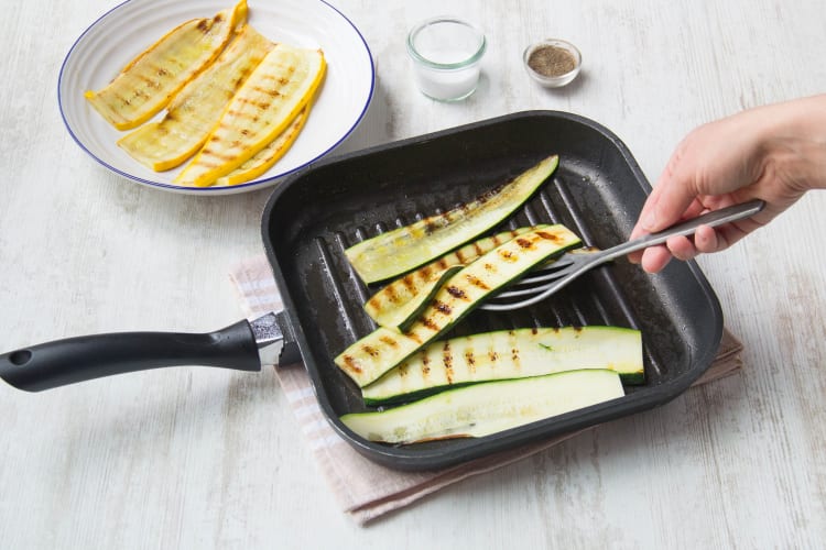 cook the zucchini and yellow squash