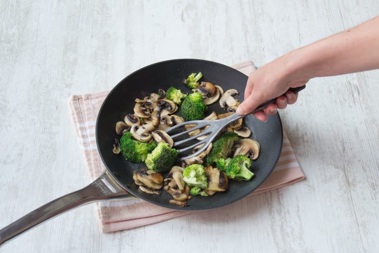 cook the vegetables