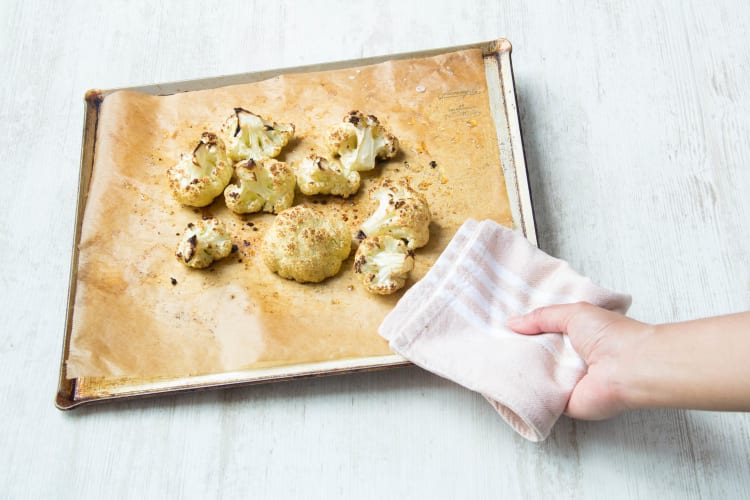 bake the cauliflower