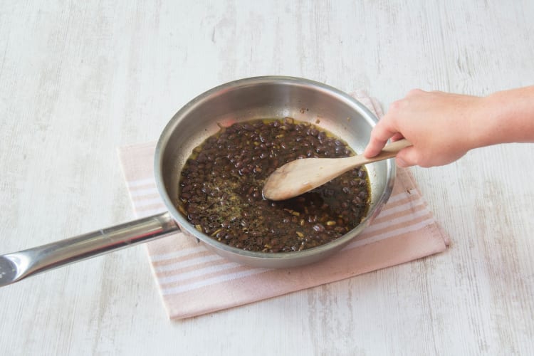 Cook the black bean sauce