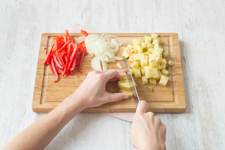 Prep the vegetables