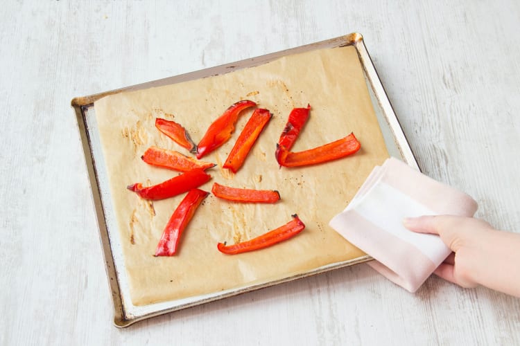 Roast your peppers