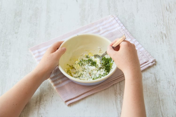 Ricotta anrühren