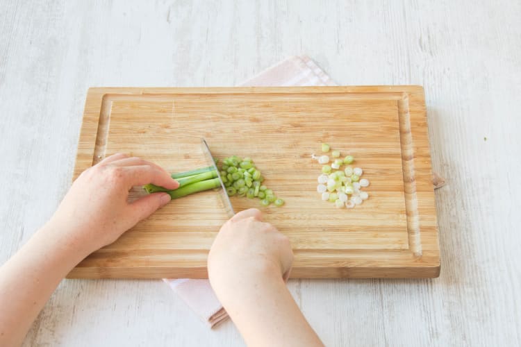 Prep the vegetables