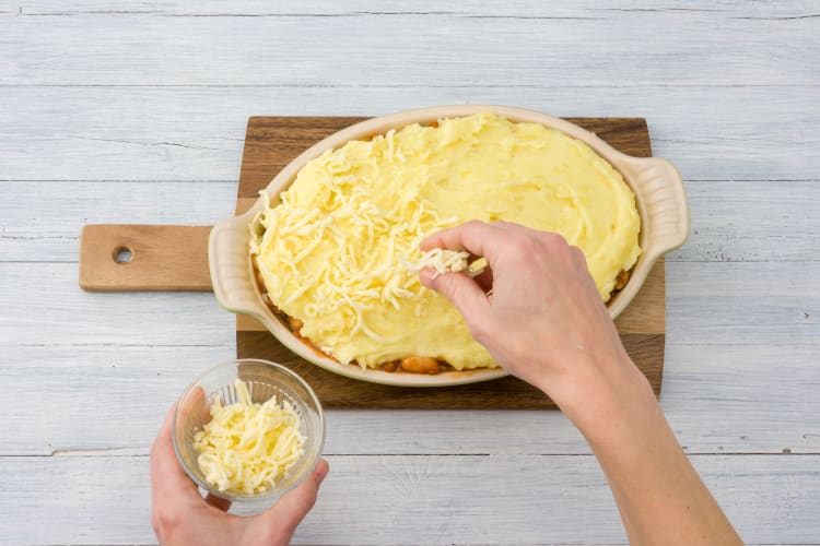 layer your cheese on your potato
