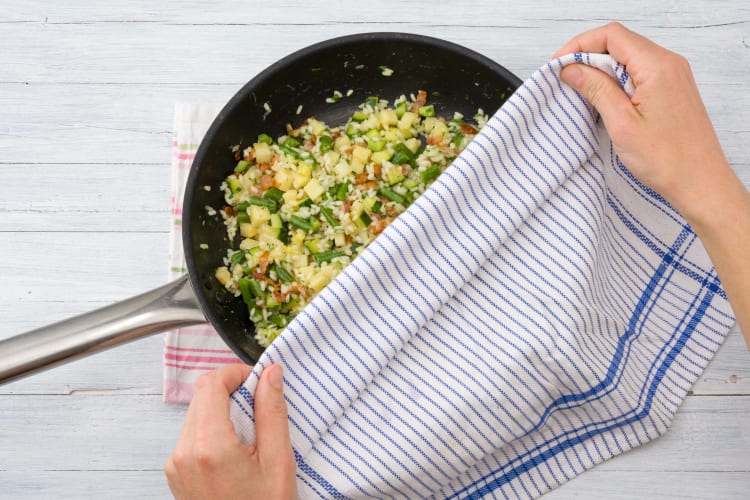 Risotto ziehen lassen