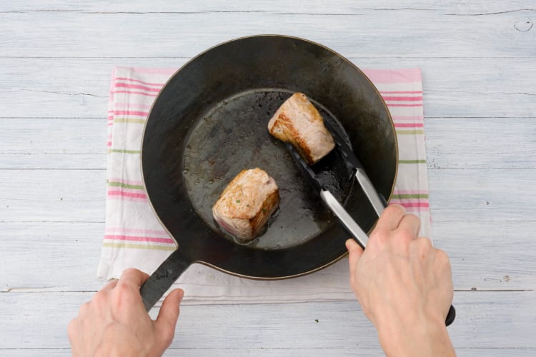 Schweinefilet anbraten