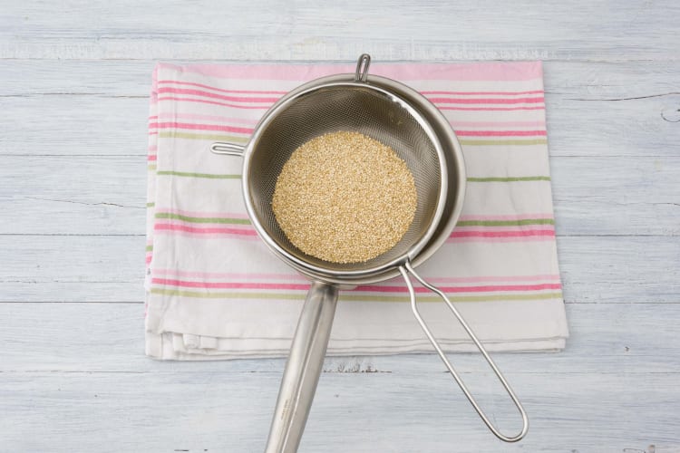 rinse your quinoa