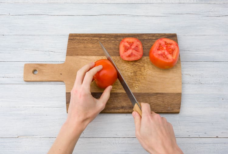 Tomaten vorbereiten