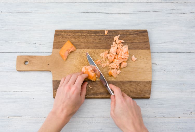 Lachs schneiden