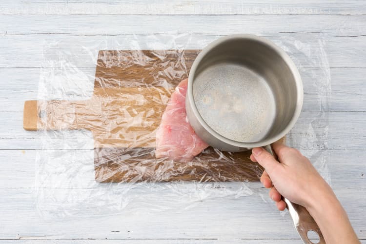 Putenschnitzel vorbereiten