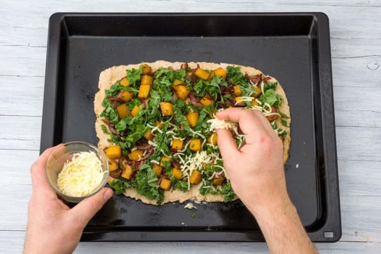 assemble flatbread