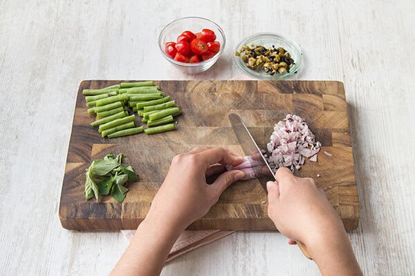 Prep the vegetables