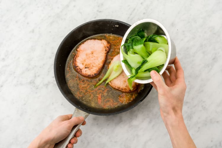 Pak Choi hinzufügen