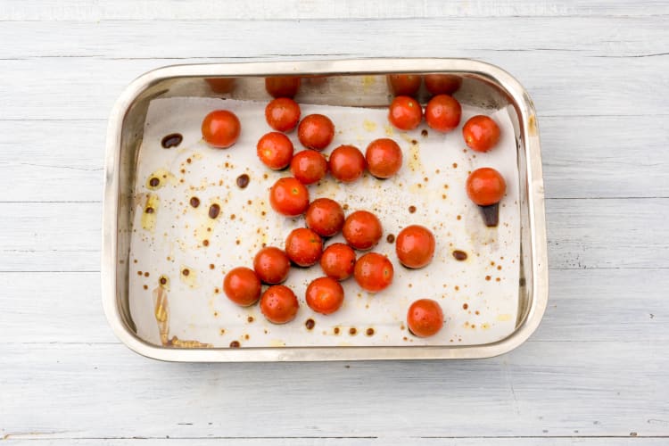 Bake the tomatoes