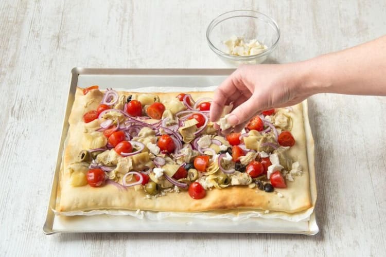 assemble flatbread