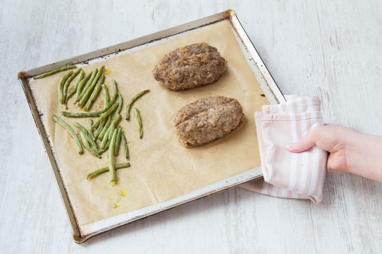 bake beans and meat
