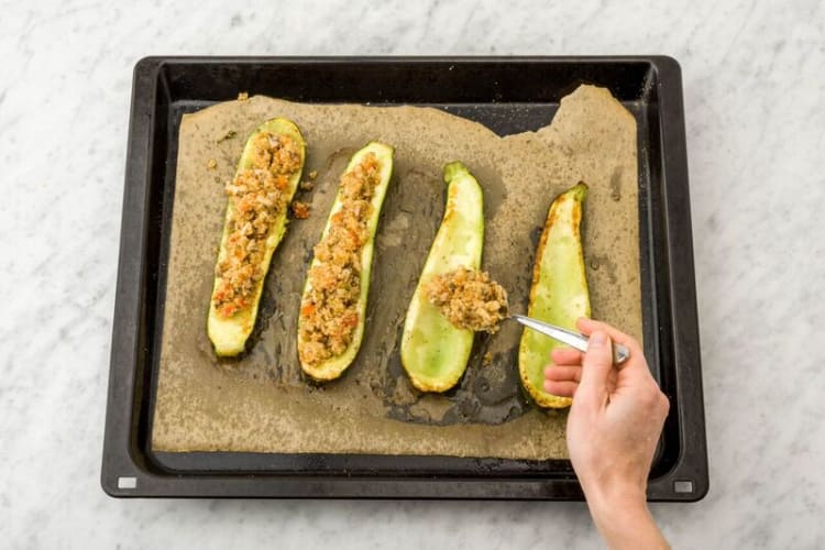 stuff the zucchini