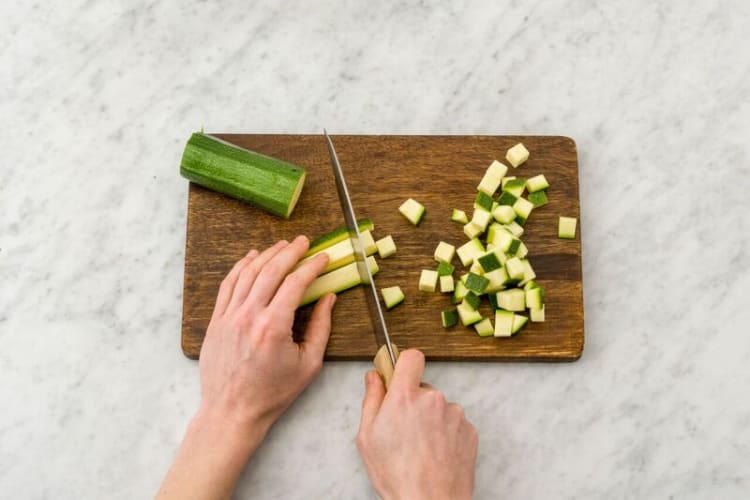 cube zucchini