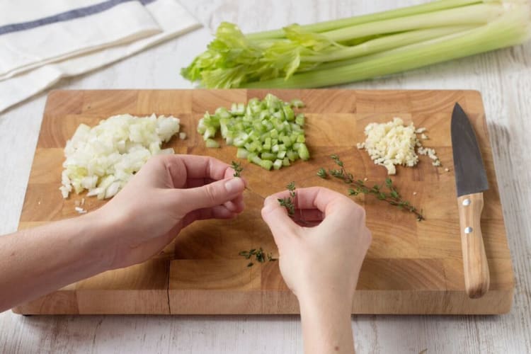 Prep the ingredients