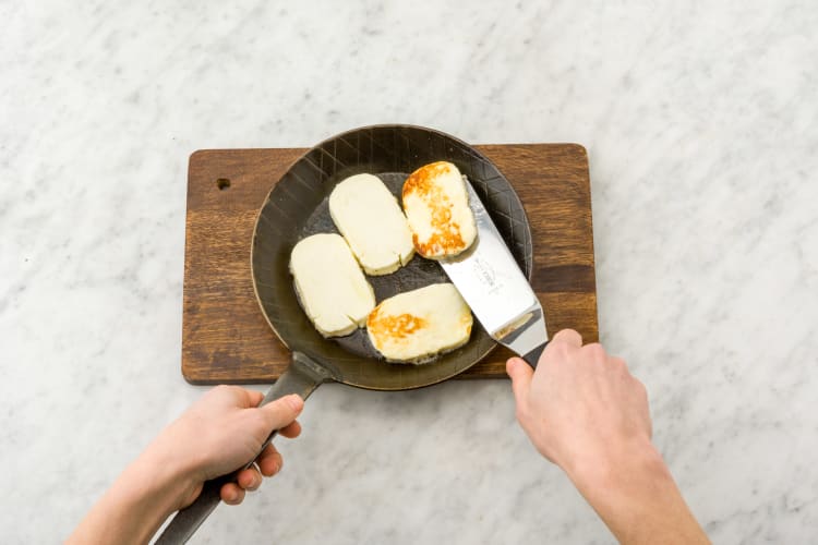 Halloumi braten