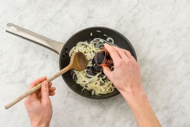 Caramelize the onions