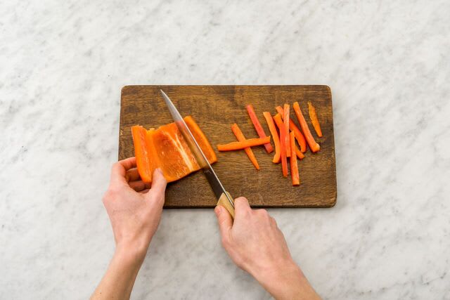 Prep the vegetables