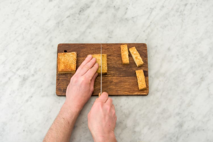 Slice the tofu