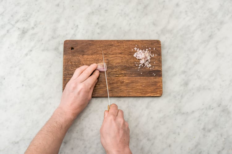 Chop the shallot