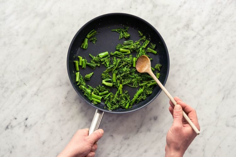 Cook the broccolini