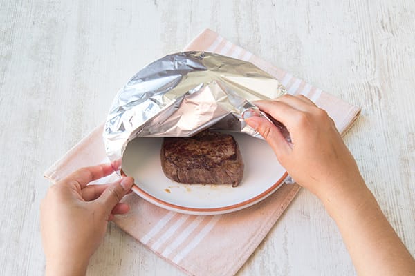 Rest the steak