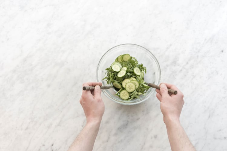 Salat zubereiten