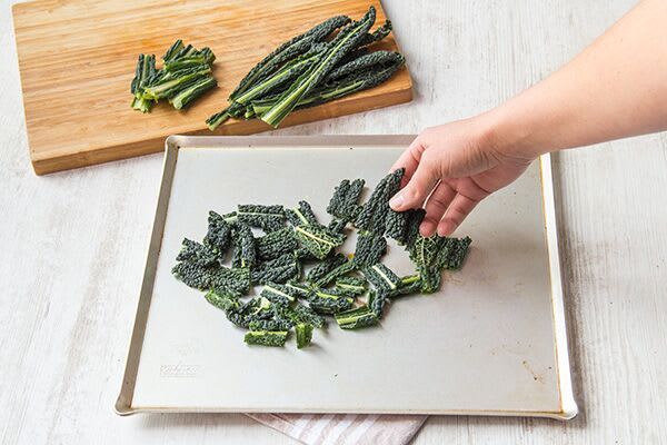 Make the kale chips