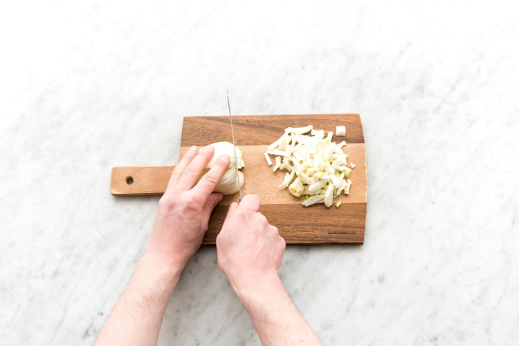 Fenchel schneiden